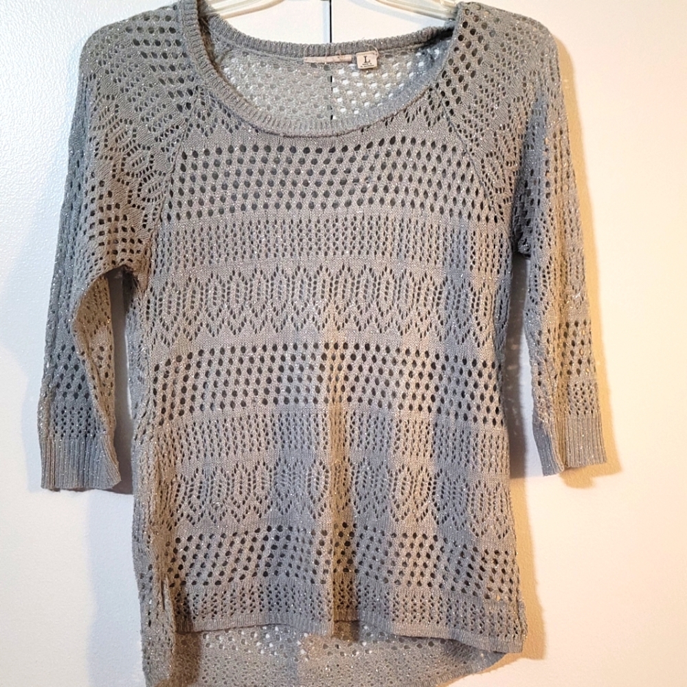 Crochet style sweater